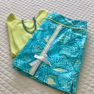 Lilly Pulitzer Toss Up Clam Jam Skort